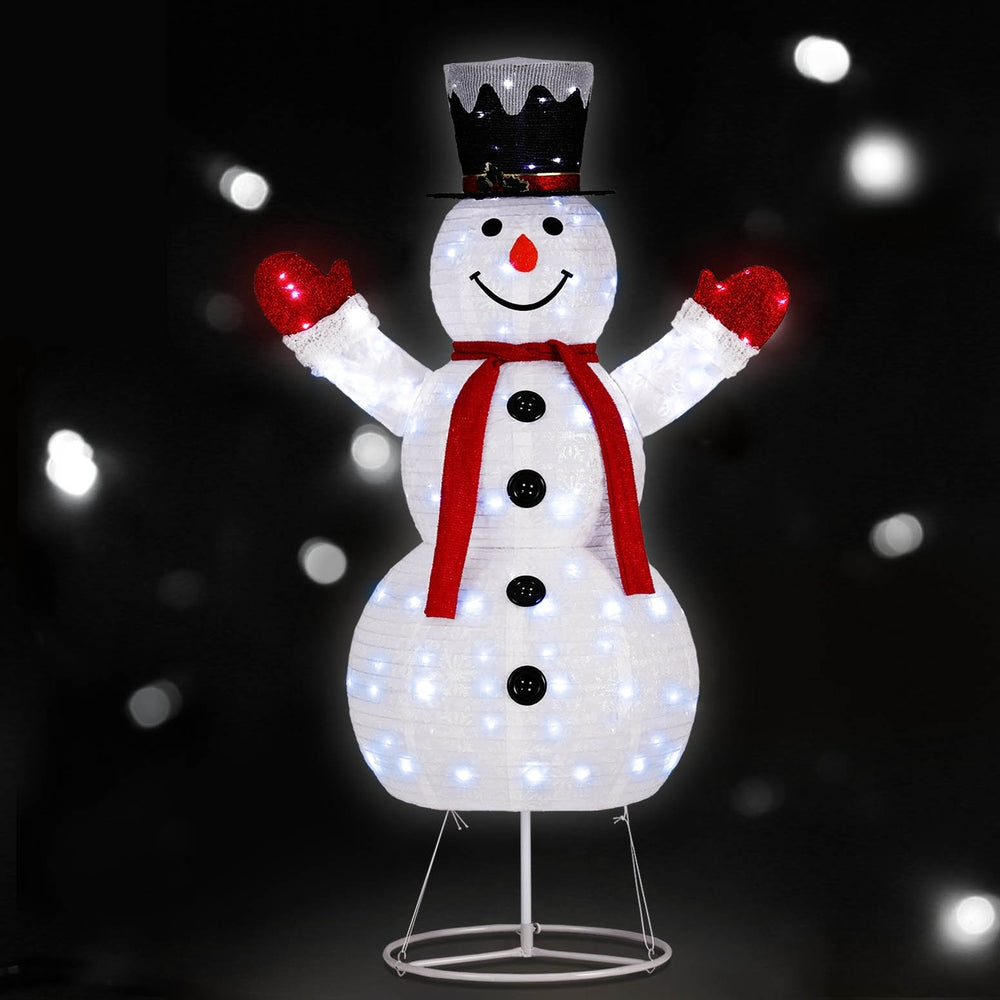 1.7M Christmas Lights 200 LED Fairy Light Snowman Decorations Jingle Jollys - SuperSaverAU - view 7