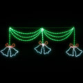 1.8M Christmas Lights 288 LED Bell Motif Light Decorations Jingle Jollys - SuperSaverAU - view 1