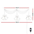 1.8M Christmas Lights 288 LED Bell Motif Light Decorations Jingle Jollys - SuperSaverAU - view 2