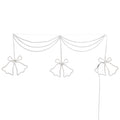 1.8M Christmas Lights 288 LED Bell Motif Light Decorations Jingle Jollys - SuperSaverAU - view 3