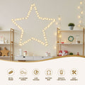 Jingle Jollys Christmas Lights 50cm Star 70 LED Xmas Decorations - SuperSaverAU - view 3