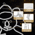 0.48M Christmas Lights Motif 216 LED Rope Light Outdoor Decoration Jingle Jollys - SuperSaverAU - view 3