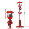 1.8M Christmas Lights Post Lamp LED Outdoor Decorations Jingle Jollys - SuperSaverAU - view 2