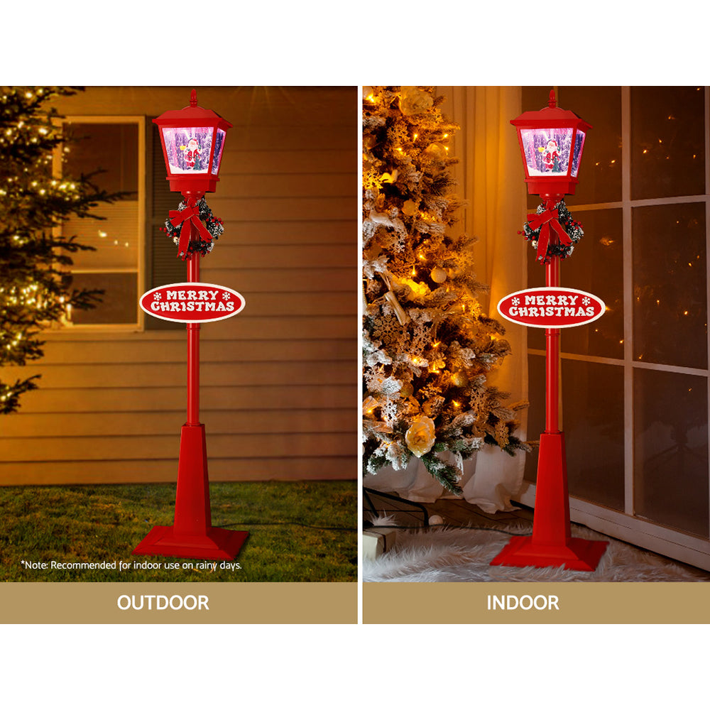 1.8M Christmas Lights Post Lamp LED Outdoor Decorations Jingle Jollys - SuperSaverAU - view 4