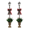 Jingle Jollys Christmas Lights 125cm Lamp Post 50 LED Fairy Light Decorations - SuperSaverAU - view 1