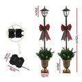 Jingle Jollys Christmas Lights 125cm Lamp Post 50 LED Fairy Light Decorations - SuperSaverAU - view 2
