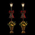 Jingle Jollys Christmas Lights 125cm Lamp Post 50 LED Fairy Light Decorations - SuperSaverAU - view 3