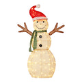 0.97M Christmas Lights Snowman 80 LED Decorations Jingle Jollys - SuperSaverAU - view 2