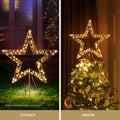 100 LED Christmas Lights Fairy Light Ground Star Garden Decoration Jingle Jollys - SuperSaverAU - view 5
