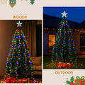 Jingle Jollys 2.5M Christmas Lights Waterfall String Light 300 LED Star Topper - SuperSaverAU - view 4