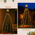 Jingle Jollys 2.5M Christmas Lights Waterfall String Light 300 LED Star Topper - SuperSaverAU - view 5