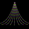 Jingle Jollys 3.8M Christmas Lights Waterfall String Light 340 LED - SuperSaverAU - view 2