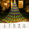 Jingle Jollys 3.8M Christmas Lights Waterfall String Light 340 LED - SuperSaverAU - view 3