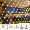 Jingle Jollys Christmas Lights 5Mx3M Net String Light 600 LED Colourful Beads - SuperSaverAU - view 5