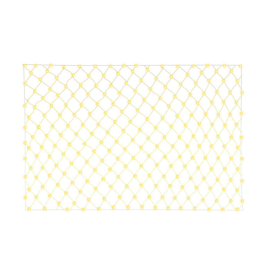 2Mx3M Christmas Lights Net String Light Decorations Warm 504 LED Jingle Jollys - SuperSaverAU - view 1