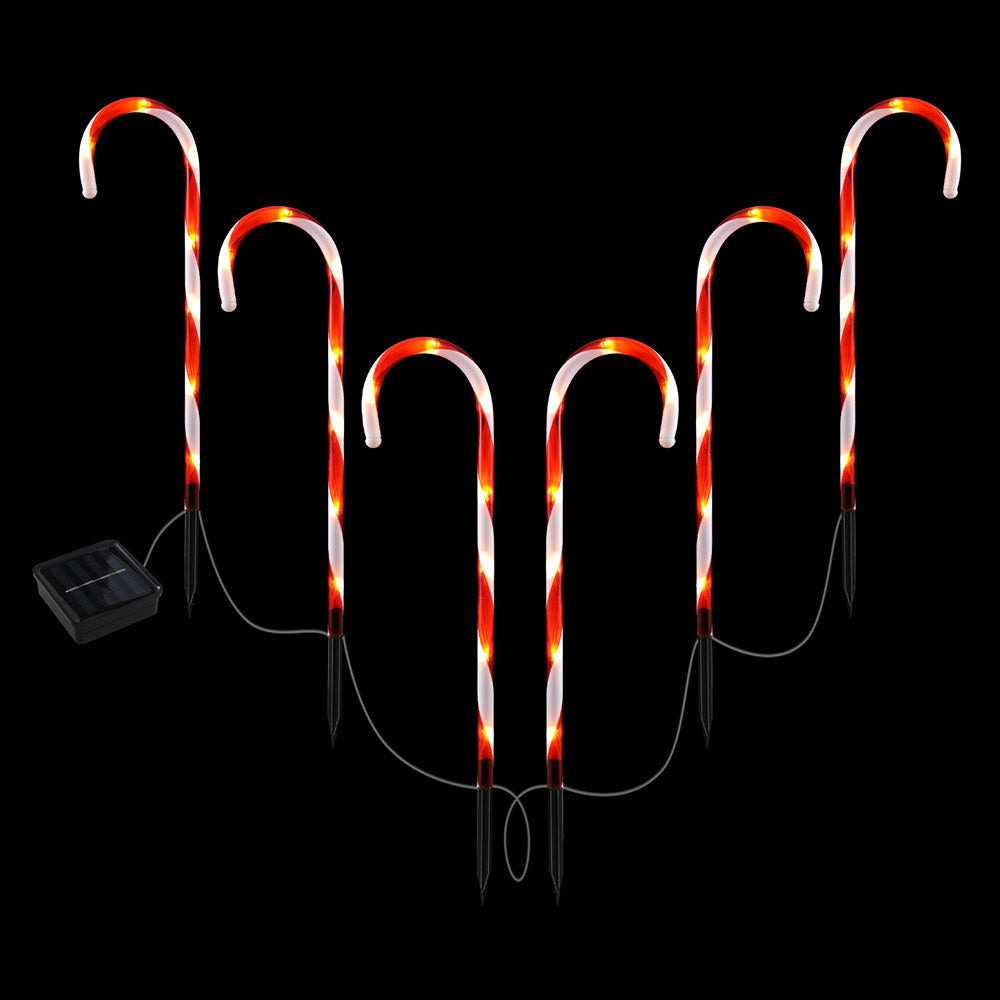 42 LED 6 PCS Christmas Lights Path Ground Light Garden Decorations Jingle Jollys - SuperSaverAU - view 1