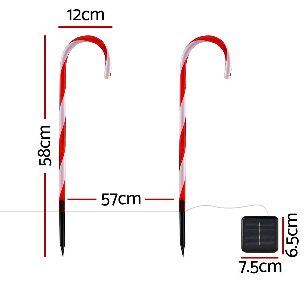 42 LED 6 PCS Christmas Lights Path Ground Light Garden Decorations Jingle Jollys - SuperSaverAU - view 2