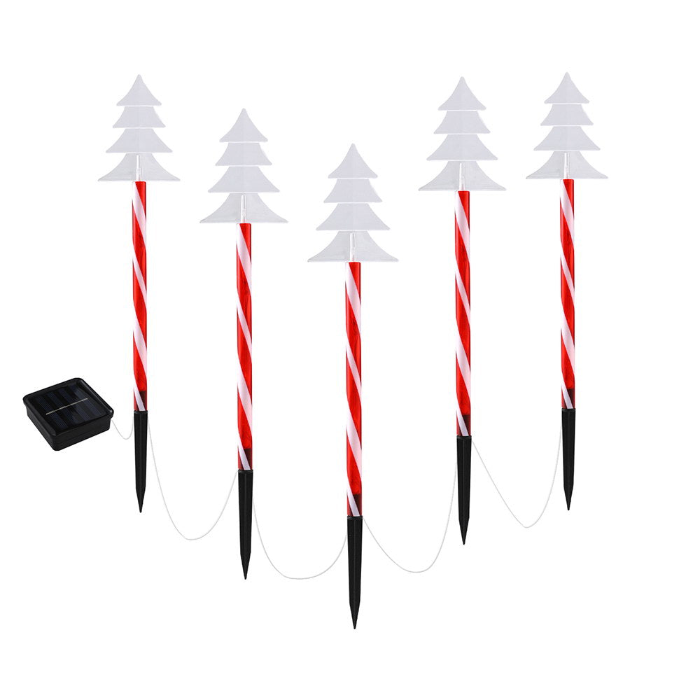 25 LED 5 PCS Christmas Lights Path Ground Light Garden Decorations Jingle Jollys - SuperSaverAU - view 2