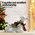 Jingle Jollys Christmas Reindeer 32cm Glitter Deer Ornaments Party Decorations - SuperSaverAU - view 5
