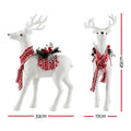 Jingle Jollys Christmas Reindeer 45cm Glitter Deer Ornaments Party Decorations - SuperSaverAU - view 2
