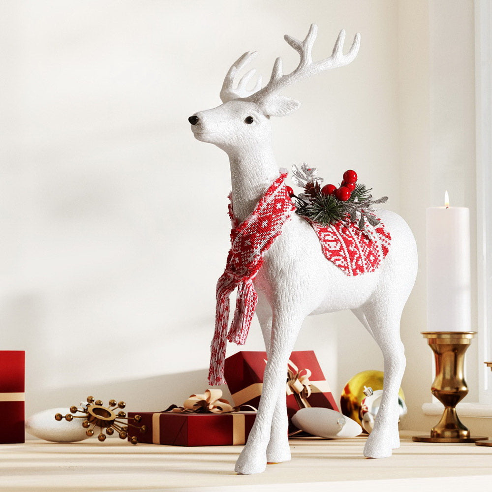 Jingle Jollys Christmas Reindeer 45cm Glitter Deer Ornaments Party Decorations - SuperSaverAU - view 7