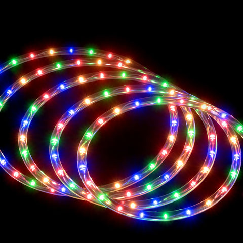 20M Christmas Lights String Rope Light Decorations 600 LED Colorful Jingle Jollys - SuperSaverAU - view 1