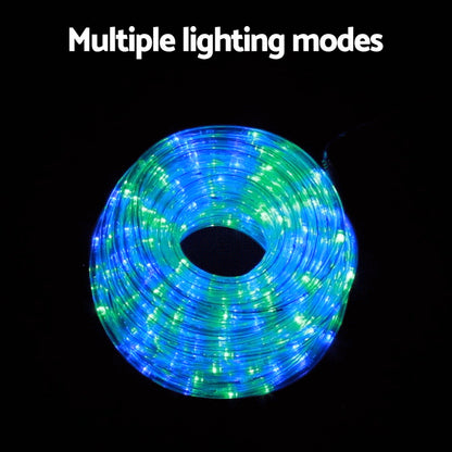 20M Christmas Lights String Rope Light Decorations 600 LED Colorful Jingle Jollys