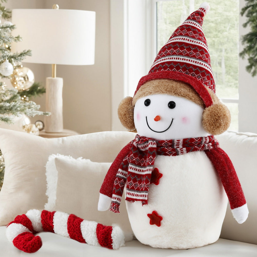 Jingle Jollys Christmas Snowman Handicraft Ornaments Party Decorations 60cm - SuperSaverAU - view 6