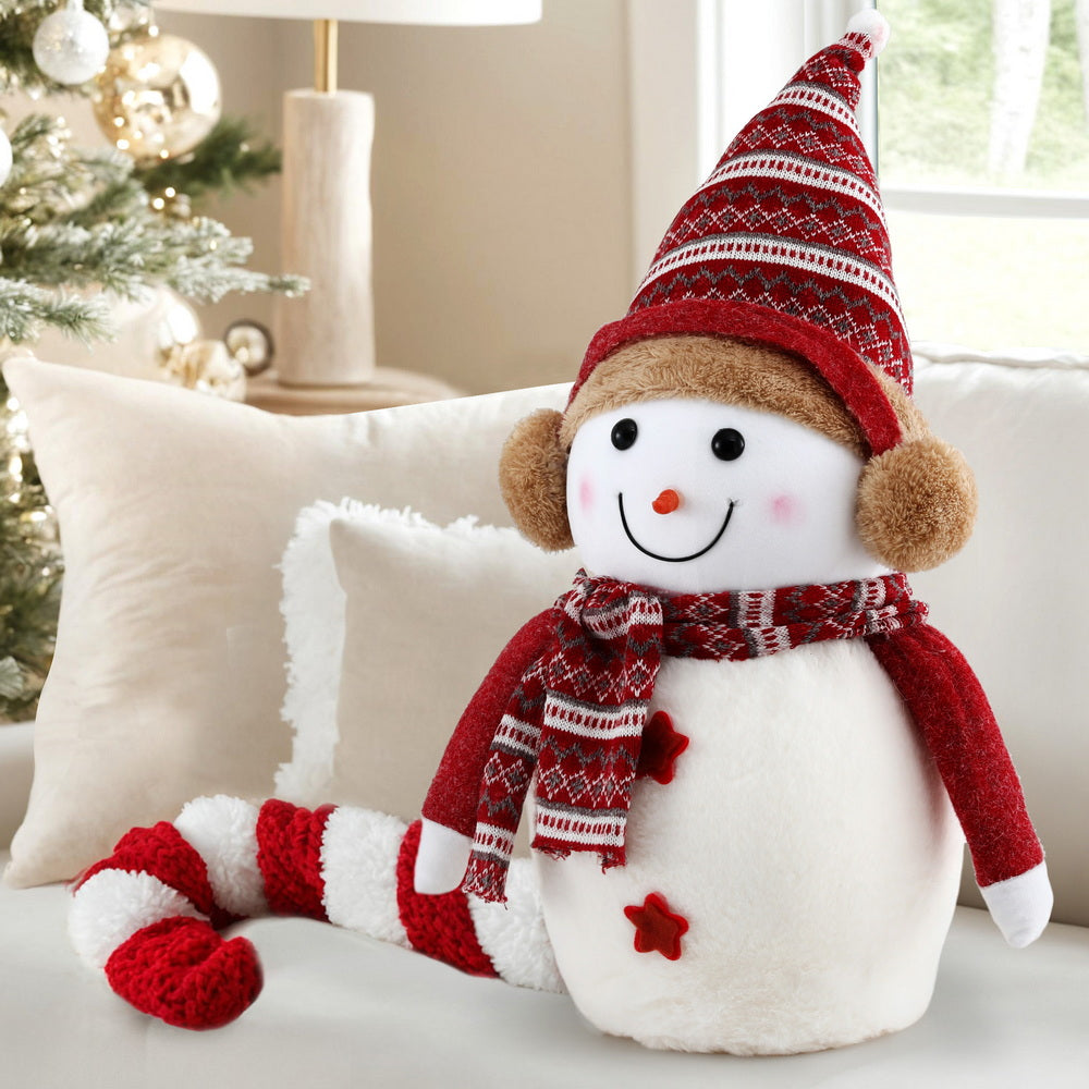 Jingle Jollys Christmas Snowman Handicraft Ornaments Party Decorations 45cm - SuperSaverAU - view 5