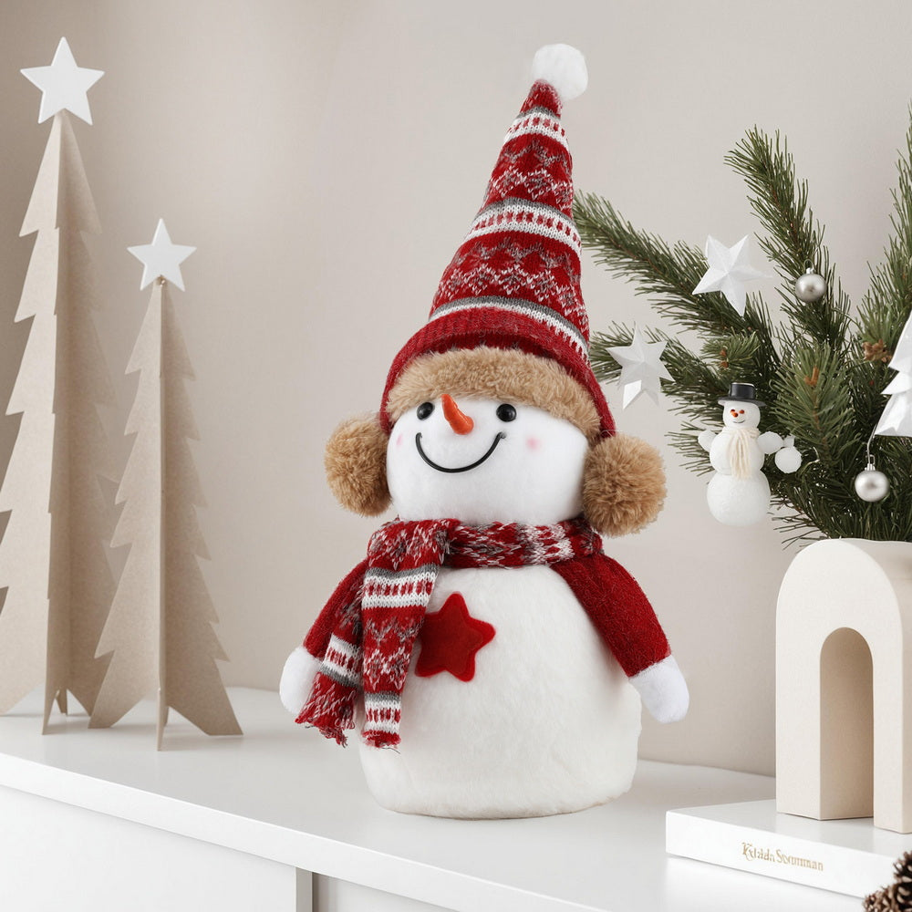 Jingle Jollys Christmas Snowman Handicraft Ornaments Party Decorations 35cm - SuperSaverAU - view 5
