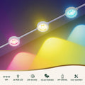 Jingle Jollys 15M Christmas Lights Permanent String Eaves Light 36 LED Decoration - SuperSaverAU - view 4