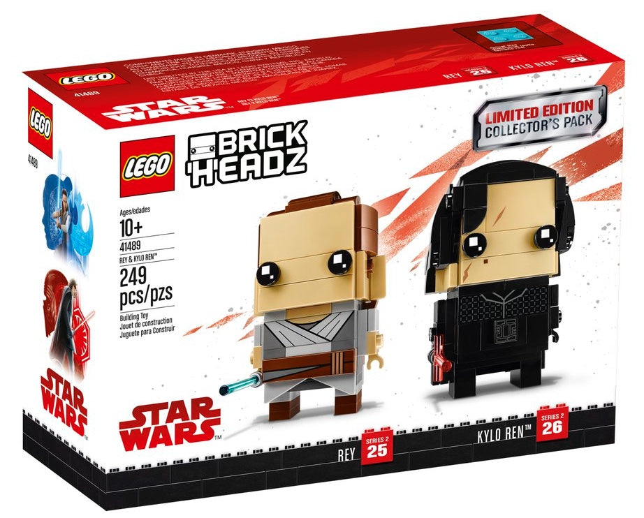LEGO 41489 Rey & Kylo Ren BrickHeadz - SuperSaverAU - view 1