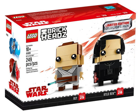 LEGO 41489 Rey & Kylo Ren BrickHeadz - SuperSaverAU - view 1