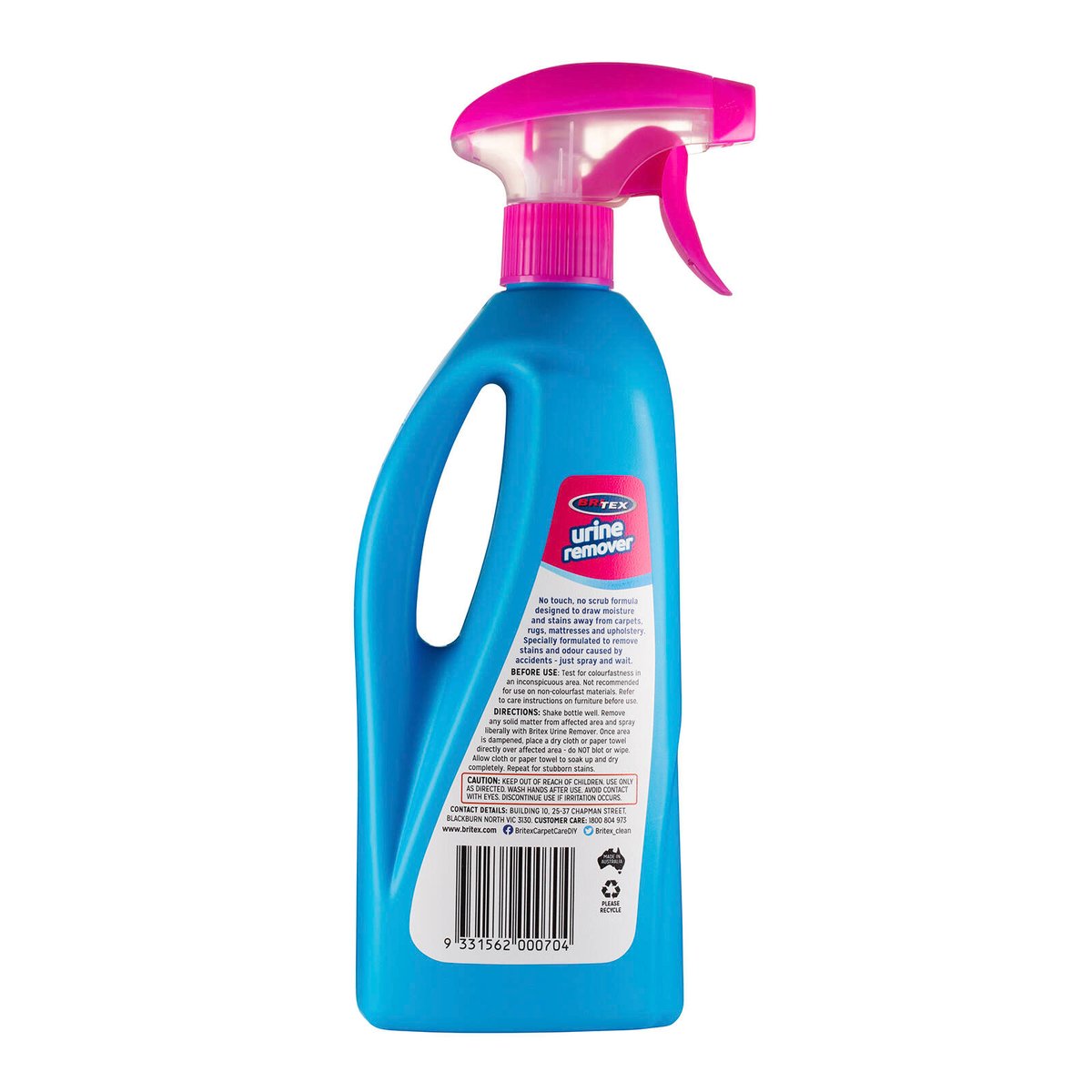 Britex Urine Remover - 500ml - Enzyme Formula - No Touch Cleaning - SuperSaverAU - view 2
