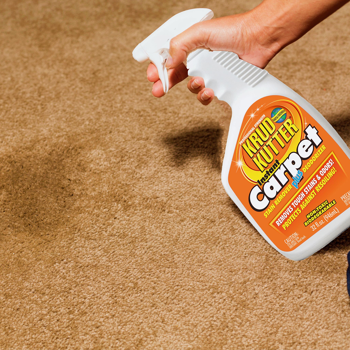 Krud Kutter Instant Carpet Stain Remover Plus Deodoriser 946ml - Pet Stains, No Residue - SuperSaverAU - view 2