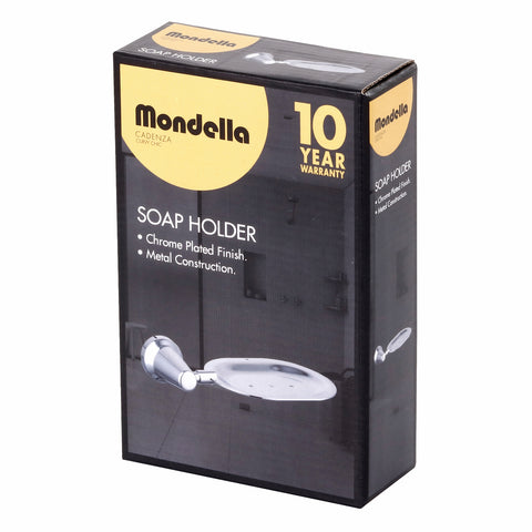 Mondella Cadenza Chrome Soap Holder - Metal, Wall Mount