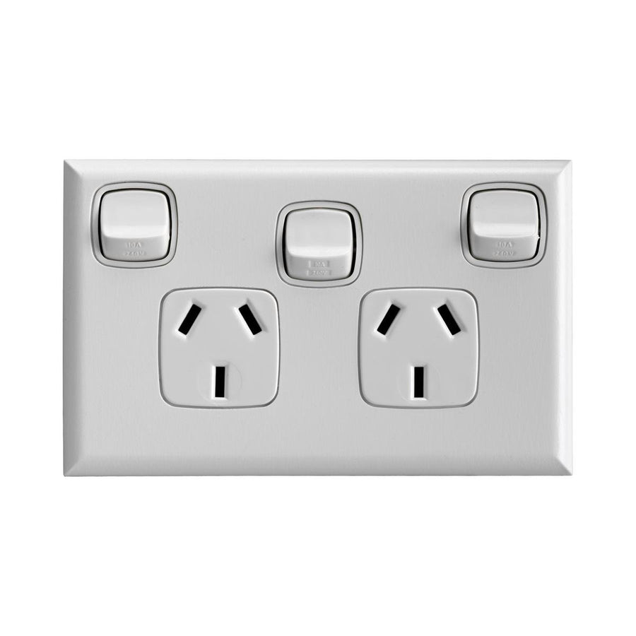HPM Excel Double Powerpoint - 73x117mm Plastic - Extra Switch Benefit - SuperSaverAU - view 1