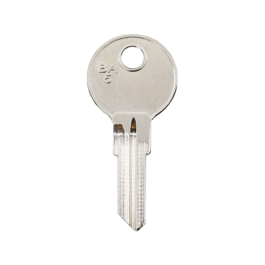 Ehi ba5 Silver Blank Key - Nickel Plated Brass - Key Duplication Service - SuperSaverAU - view 1