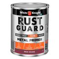 White Knight Rust Guard Metal Primer Paint 1L Red Oxide Anti-Corrosive