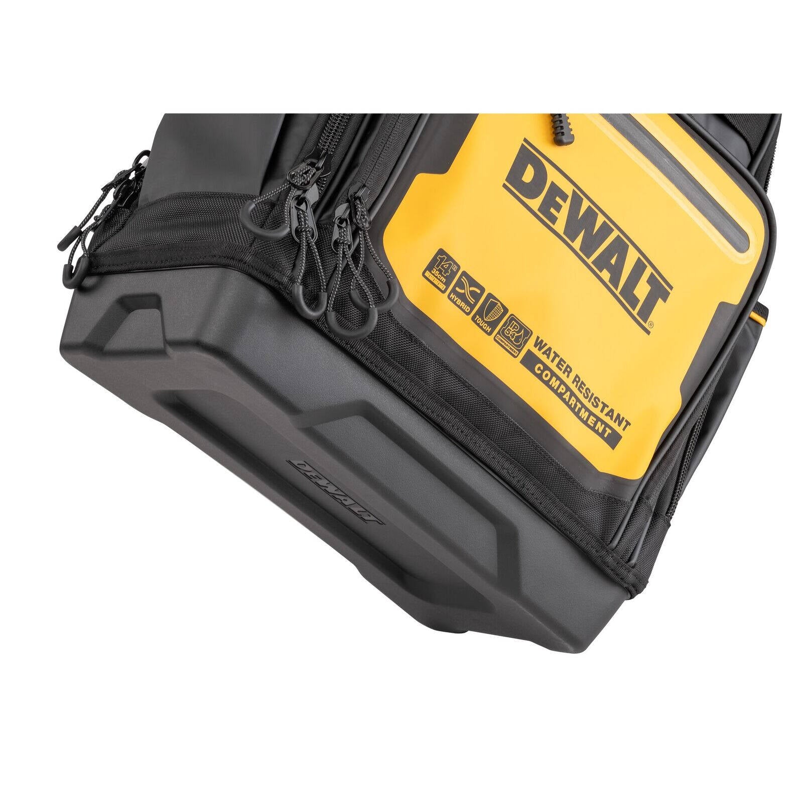DeWALT Pro Tool Backpack, 43 Pockets, Water-Resistant, Tape Holder