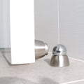 Adoored 55mm Chrome Satin Sphere Door Stop - Easy Install - Shock Absorption - SuperSaverAU - view 2
