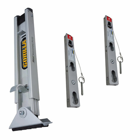 Gorilla Ladder Leveller Kit - Ladder Leveller - 25cm - Aluminium - Safe Use - SuperSaverAU - view 1