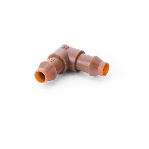 Holman 6mm Mini Barbed Elbow 5 Pack - Plastic - Easy Installation - Brown - SuperSaverAU - view 1