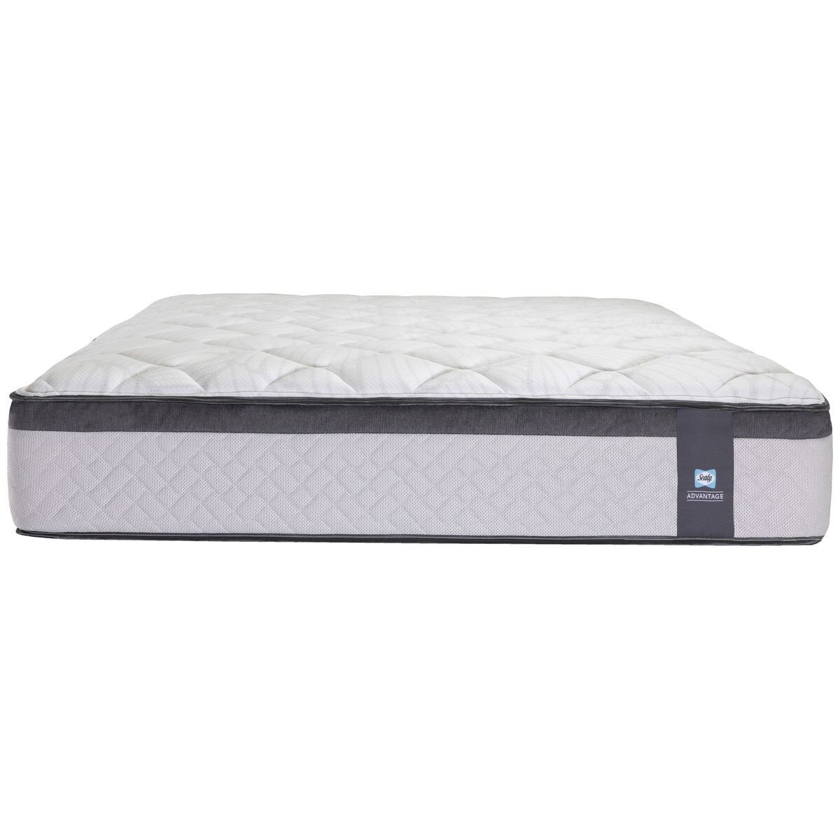 Sealy Advantage Cristal Plush Long Single Mattress - Convoluted Quilt Layer - UniKey Edge - 902146