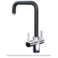 InSinkErator Multitap 3N1 U-shape steaming hot water tap - black finish, 2.5L NeoTank - 3003UB