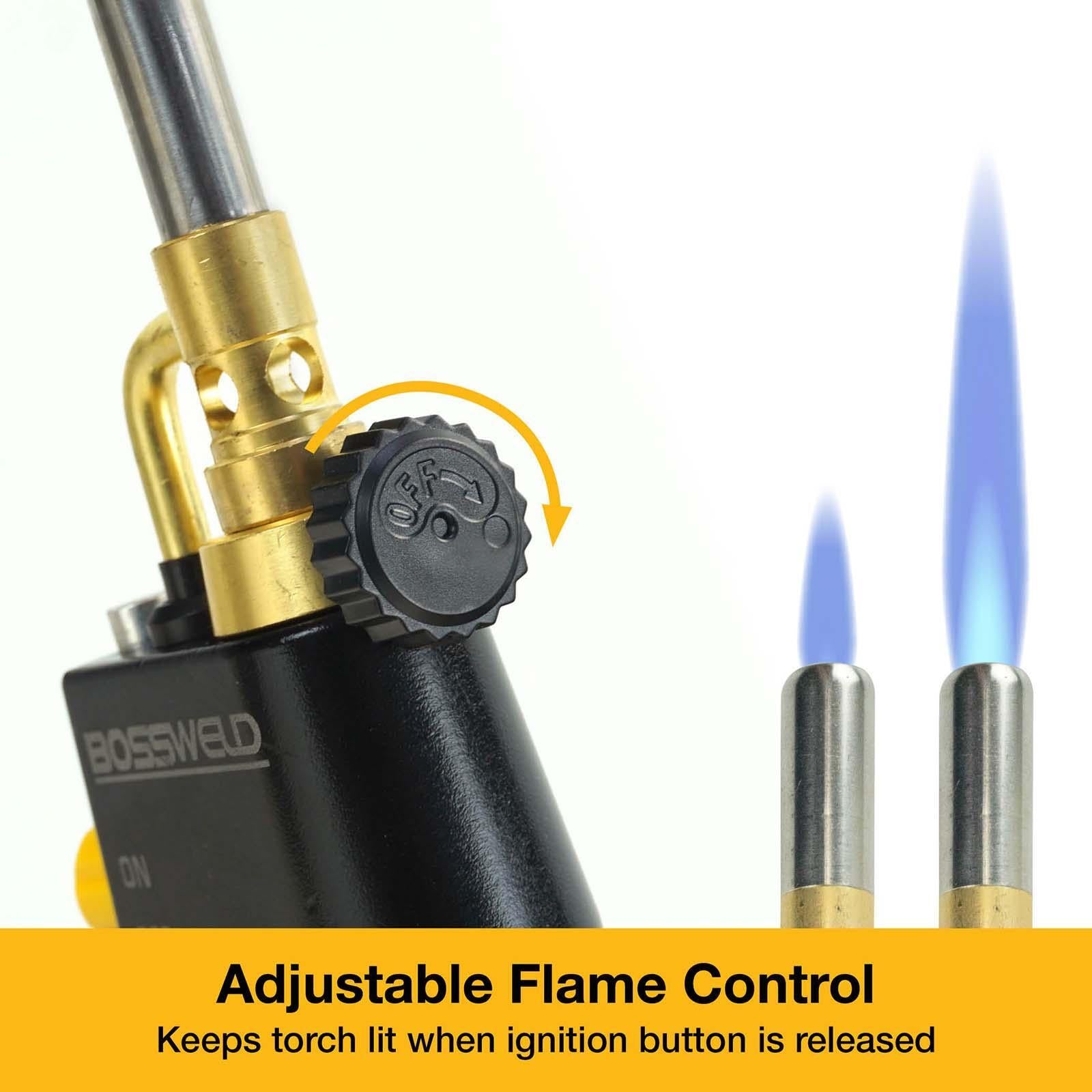 Bossweld Adjustable MAP Pro-Torch Black 400116