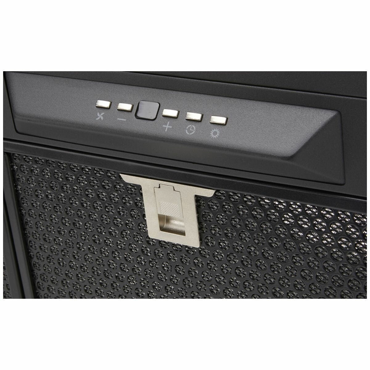 Schweigen 60cm Matte Black Undermount Rangehood - IsoDrive ST Motor, 900m³/h, 57W - UM1390-6BSTPAK