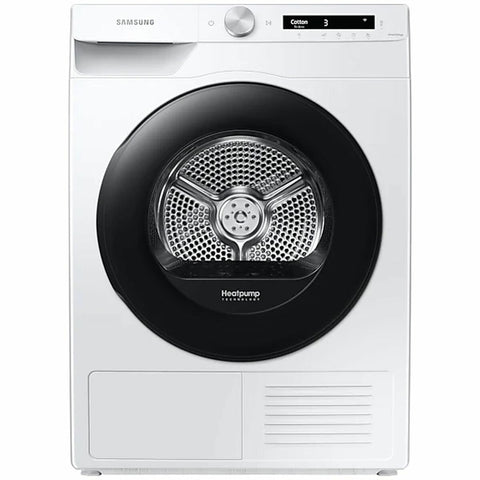 Samsung 8kg Smart AI Heat Pump Dryer - 9 Star Energy Rating - Wrinkle Prevent - DV80T5420AW