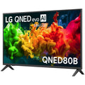 LG 43 Inch QNED80B EVO AI Mini LED 4K Smart TV - QNED Colour Pro, a7 AI Processor Gen 9 - 43QNED80BSA