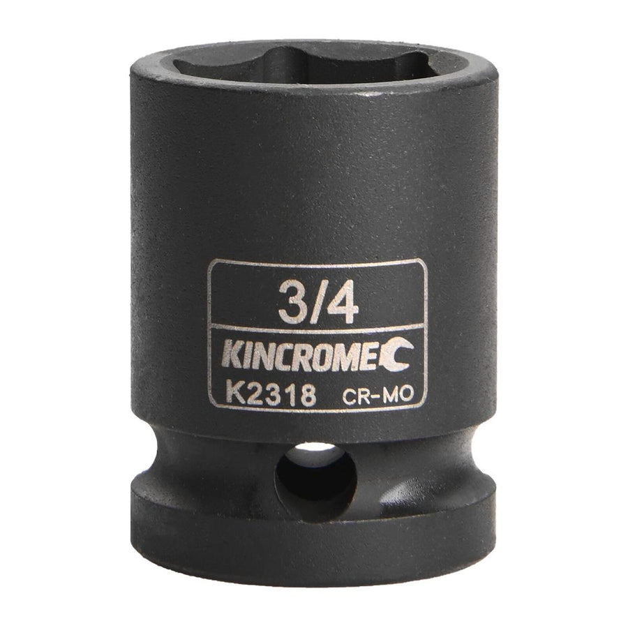 Kincrome 3/4 Inch Impact Socket Cr-Mo Steel Rust Resistant 1 Piece - SuperSaverAU - view 1